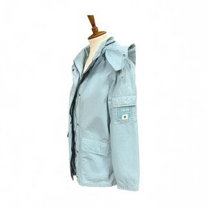 Eddie Bauer EB20 Light Blue Hooded Jacket Size S
